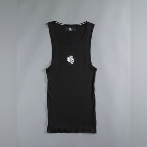 REP "RIBBED" TANK IN BLACK